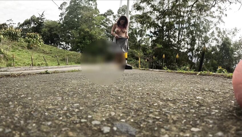 Walking Naked Down The Street - 4K, Outdoor, Fetish, Seduction, Sexy Nude, Latina, Colombian, Exhibitionism, Tattoos, Nose Piercing, Public, Street, Dildo, Nude, Teasing, Ass, Recording, Boobs, Dress, Lingerie, Dildo Squirt, Pierced Body