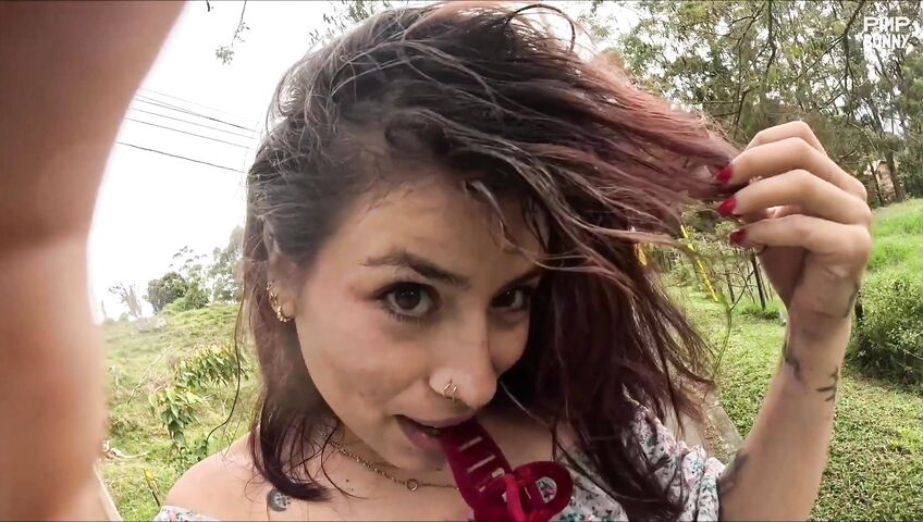 Walking Naked Down The Street - 4K, Outdoor, Fetish, Seduction, Sexy Nude, Latina, Colombian, Exhibitionism, Tattoos, Nose Piercing, Public, Street, Dildo, Nude, Teasing, Ass, Recording, Boobs, Dress, Lingerie, Dildo Squirt, Pierced Body