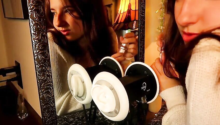 Aftynrose Asmr Teasing My Self In Front Of A Mirror