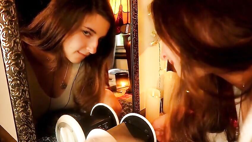 Aftynrose Asmr Teasing My Self In Front Of A Mirror