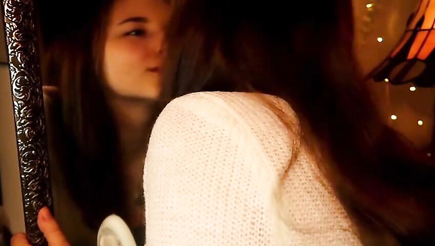 Aftynrose Asmr Teasing My Self In Front Of A Mirror