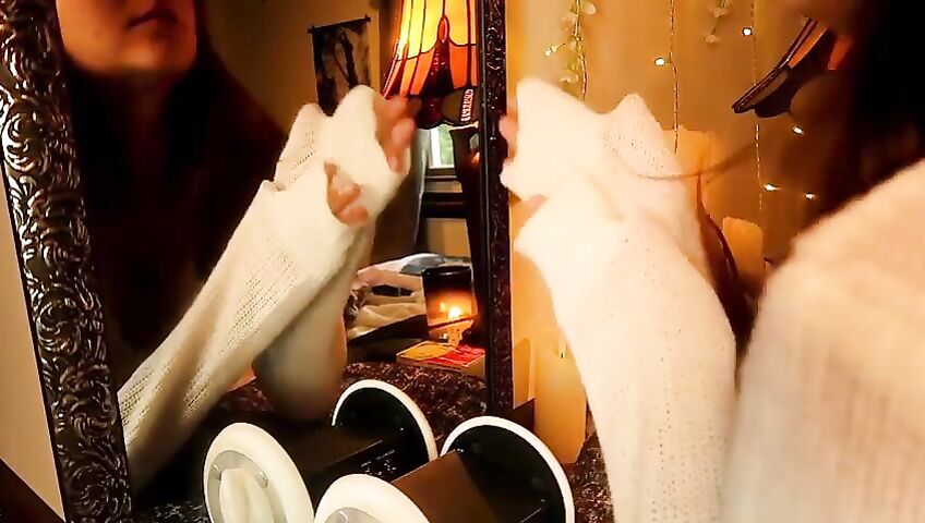 Aftynrose Asmr Teasing My Self In Front Of A Mirror