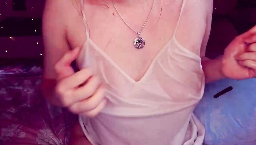 Aftynrose Asmr Wet T Shirt Cheeky Spray Video 1