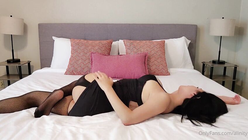 Alinity No Panties Black Fishnet PPV Ss