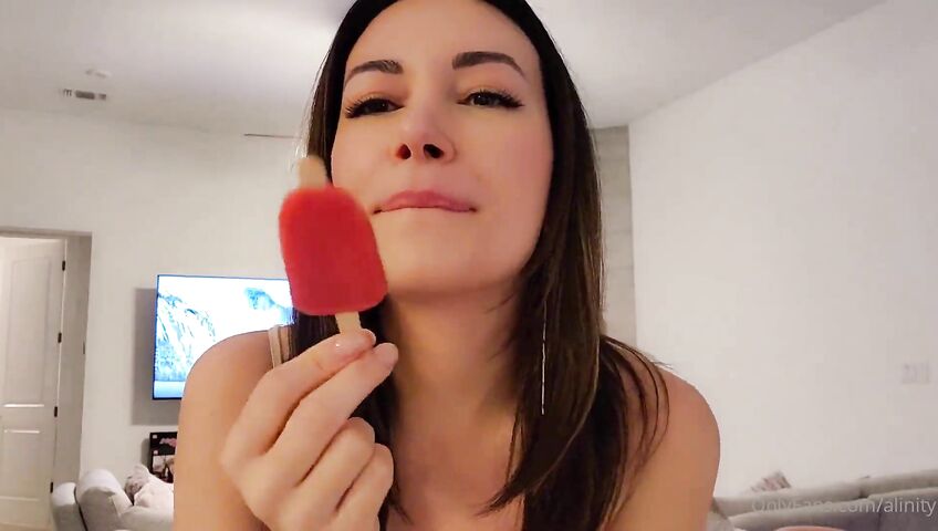 Alinity Sucking A Popsicle PPV Sss