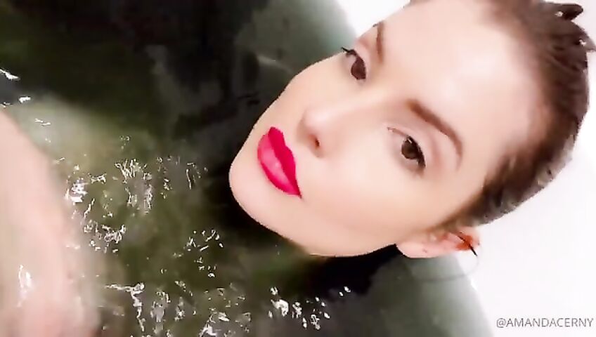Amanda Cerny Nude Bathing Onlyfans Leaks Video
