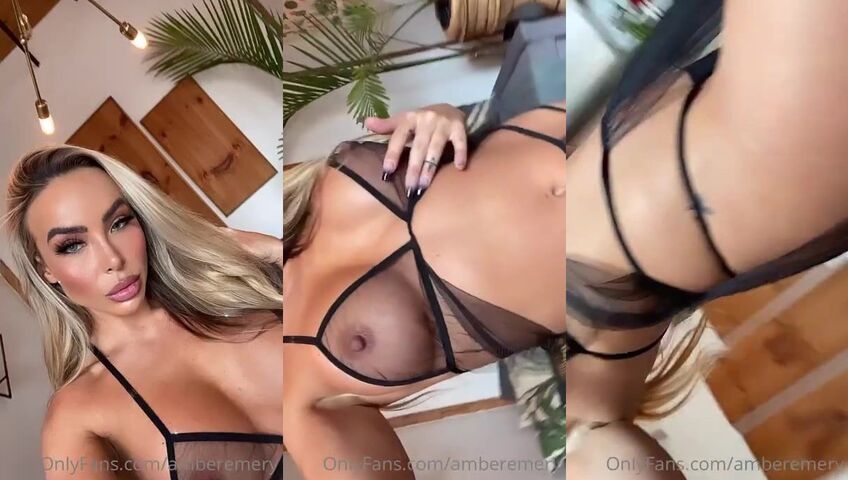 Amber Emery See Through Lingerie Ed