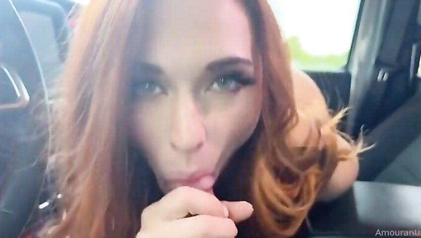 Amouranth Nude Car Blowjob Porn S