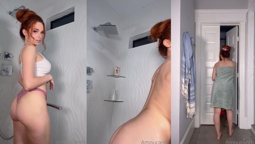 Amouranth Nude Soapy Shower Tease Ss