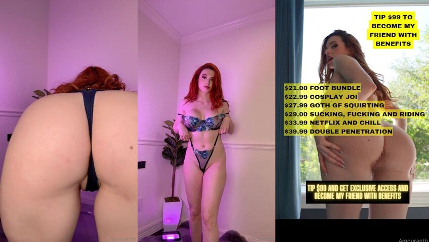 Amouranth See Though Lingerie Touching Myself Ed Fijkla1