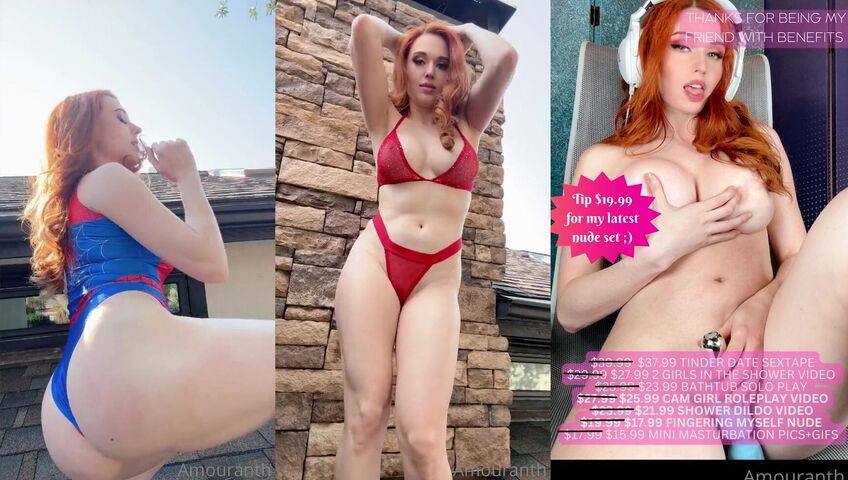 Amouranth Spider Girl Handjob Cumshot PPV Ed 2a1b