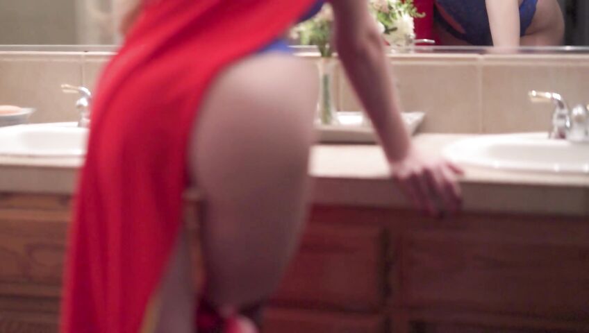 Angie Griffin Supergirl Sexy Lingerie