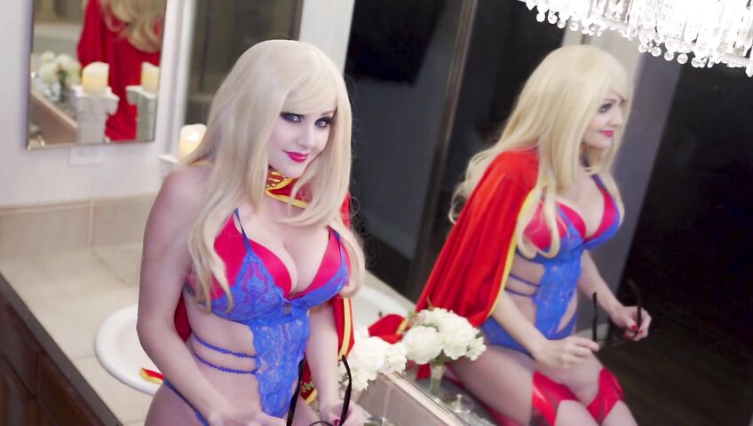 Angie Griffin Supergirl Sexy Lingerie