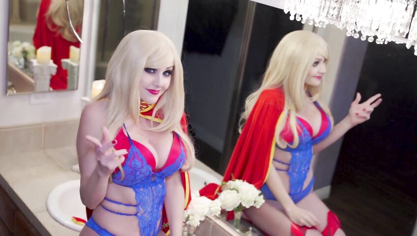 Angie Griffin Supergirl Sexy Lingerie