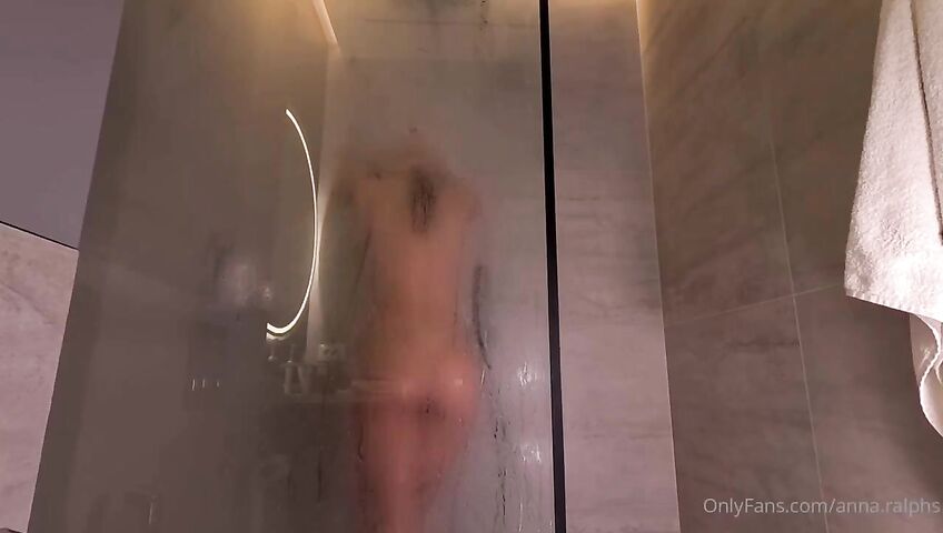 Anna Ralphs Butt Plug Shower Masturbation Ed Klmnp