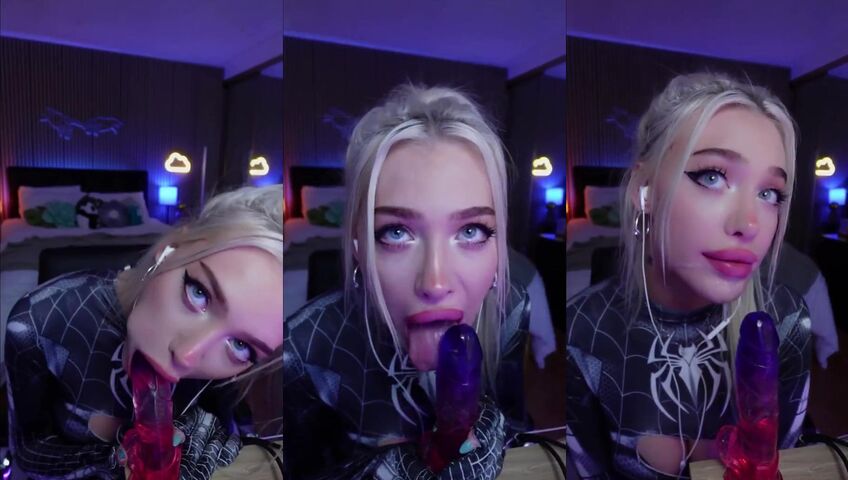 Ariesiatv Spidergirl Asmr Joi Dildo Blowjob Ed