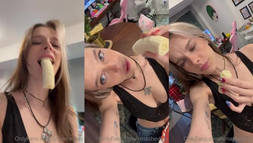 Ashley Matheson Sexy Banana Blowjob Ed Cdef