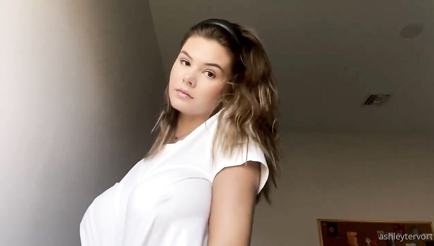 Ashley Tervort Tits See Through Wet Shirt 