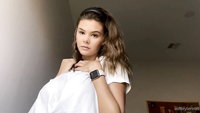 Ashley Tervort Tits See Through Wet Shirt 