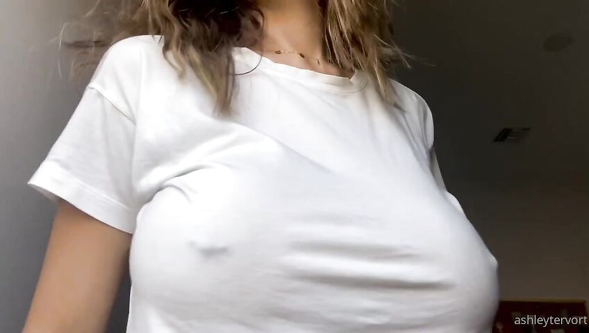 Ashley Tervort Tits See Through Wet Shirt 