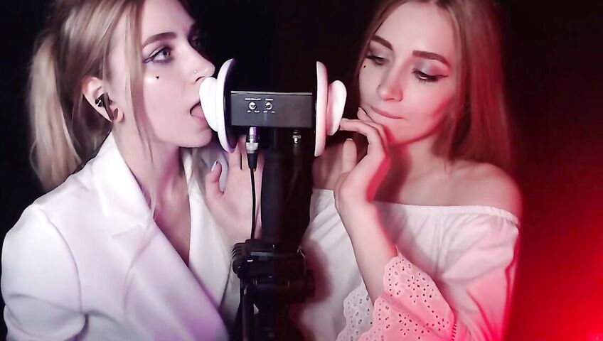 Asmr Kotya Twin Ear Licking Patreon Video
