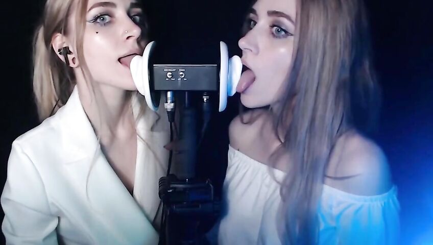 Asmr Kotya Twin Ear Licking Patreon Video