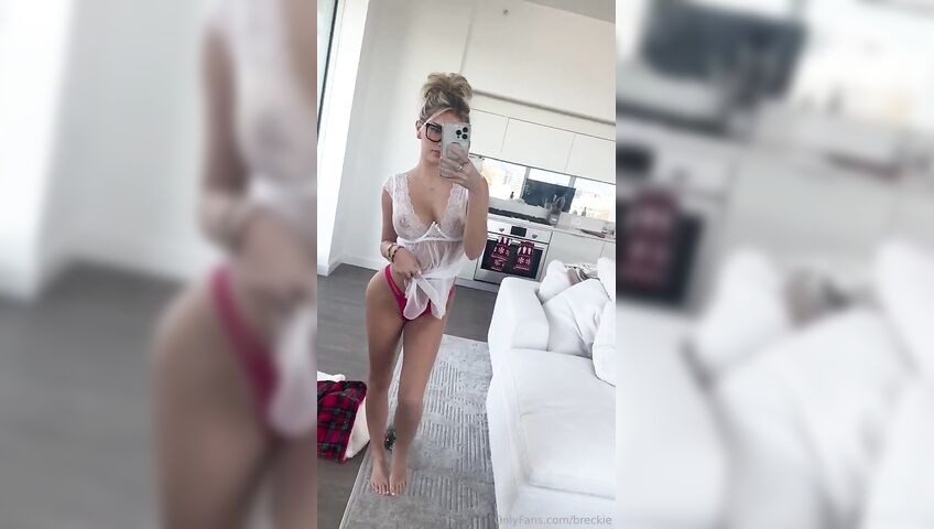 Breckie Hill Boobs See Through Selfie PPV Hijklm