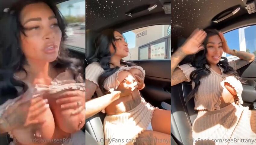 Brittanya Razavi Public Masturbating In The Car Onlyfans De