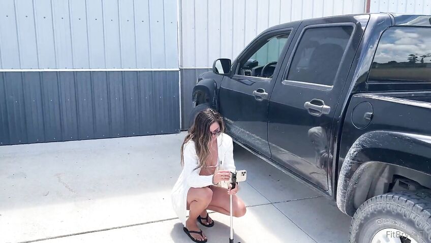 Bryce Adams Gets Fucked In The Driveway Ba