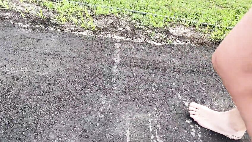 Bryce Adams Gets Fucked In The Driveway Ba