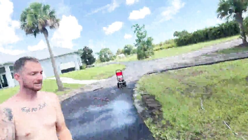 Bryce Adams Gets Fucked In The Driveway Ba