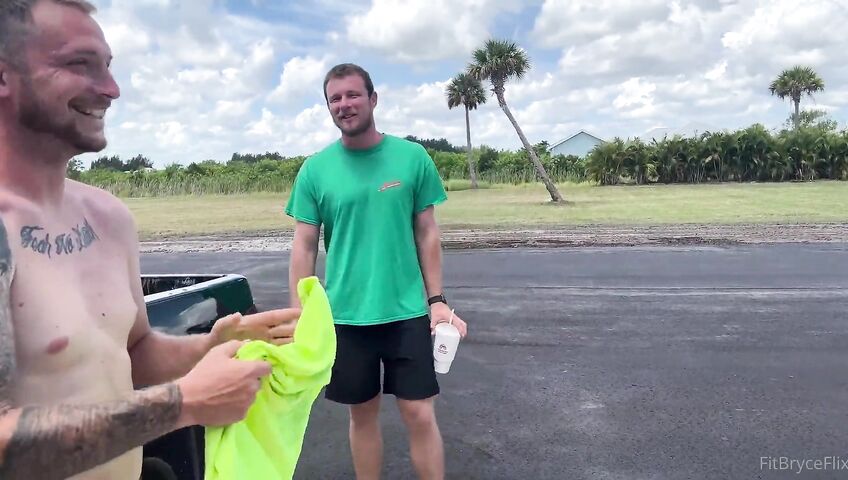 Bryce Adams Gets Fucked In The Driveway Ba