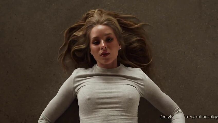 Caroline Zalog Braless Asshole Slip Povss