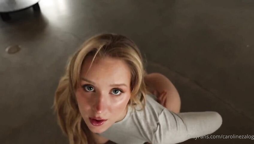 Caroline Zalog Braless Asshole Slip Povss