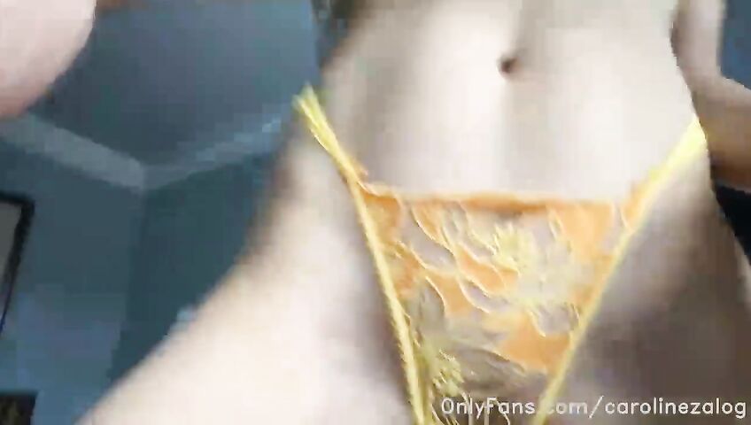 Caroline Zalog Pussy Slip Livestreams