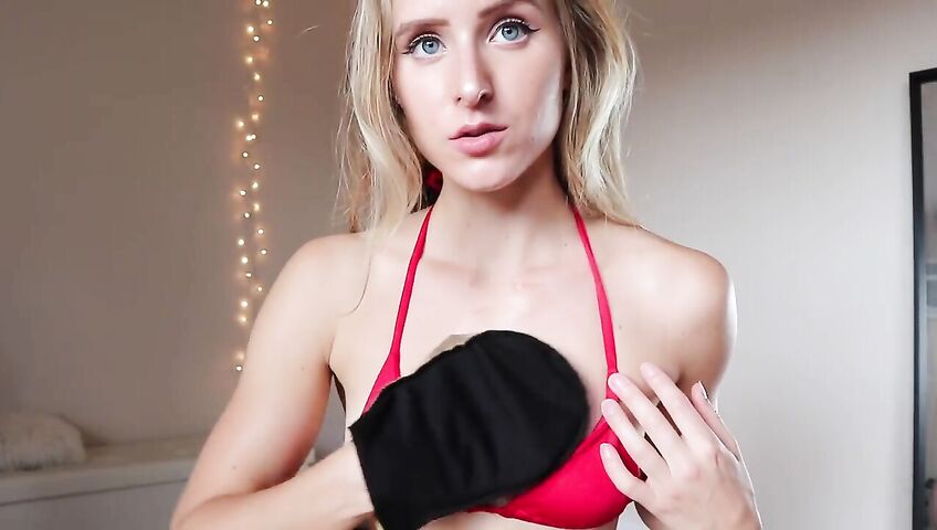 Caroline Zalog Sexy Lewd Tanning Routine A