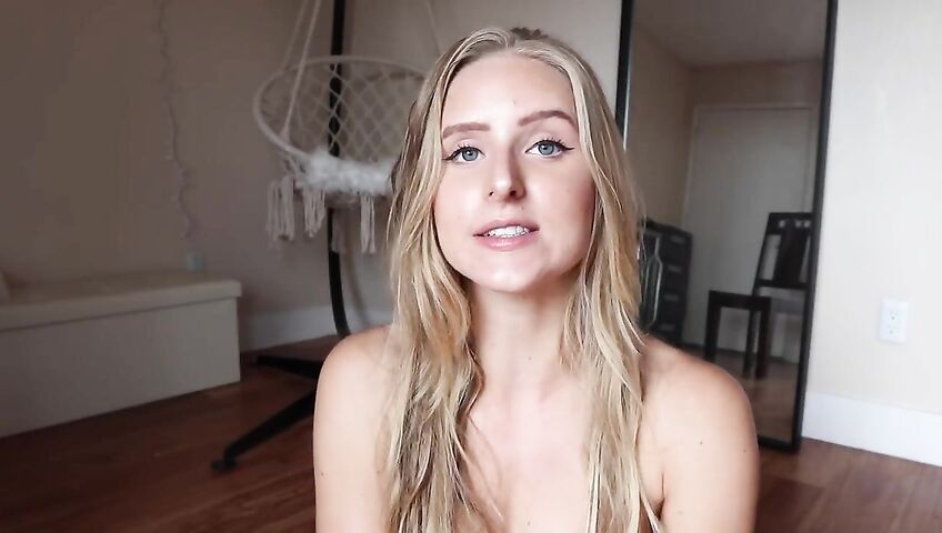 Caroline Zalog Sexy Lewd Tanning Routine A