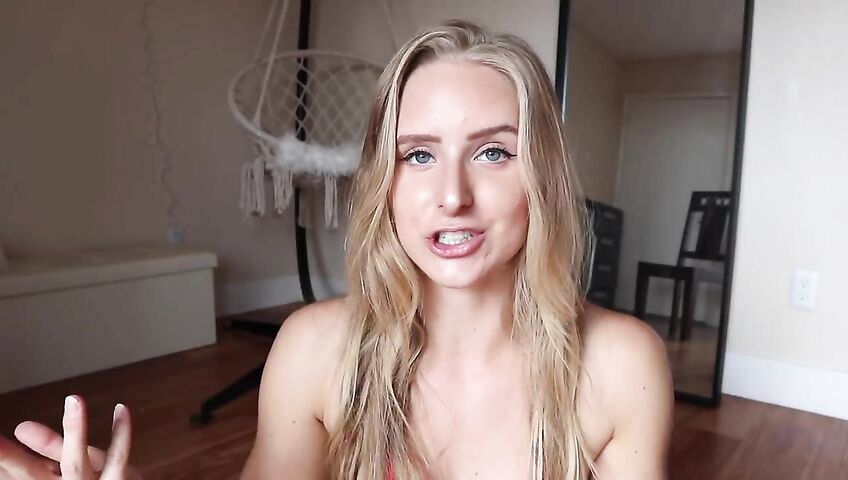 Caroline Zalog Sexy Lewd Tanning Routine A