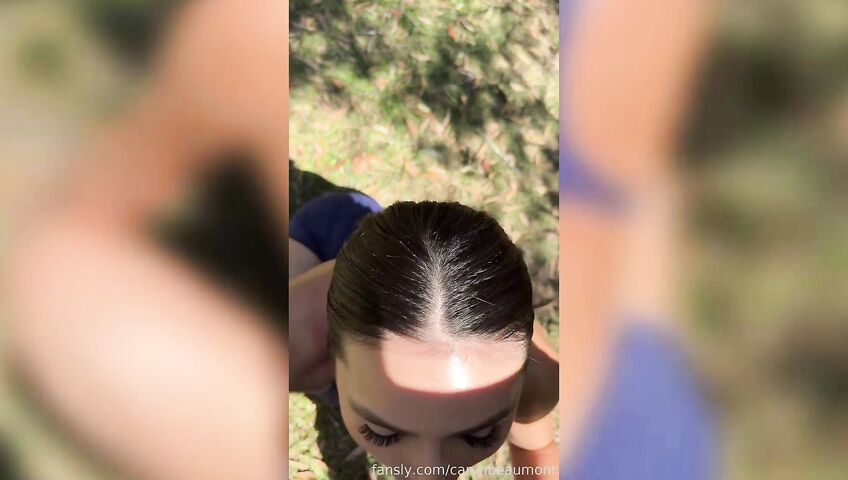 Caryn Beaumont Outdoor Pov Blowjob Pissing On Cock 