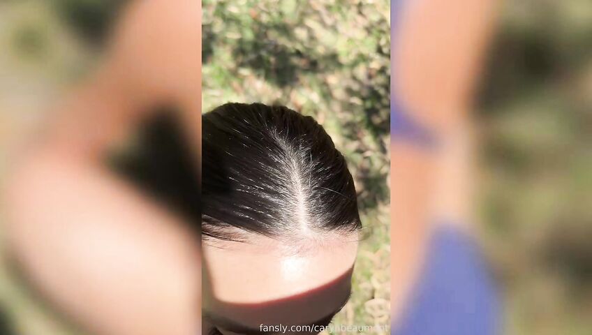 Caryn Beaumont Outdoor Pov Blowjob Pissing On Cock 