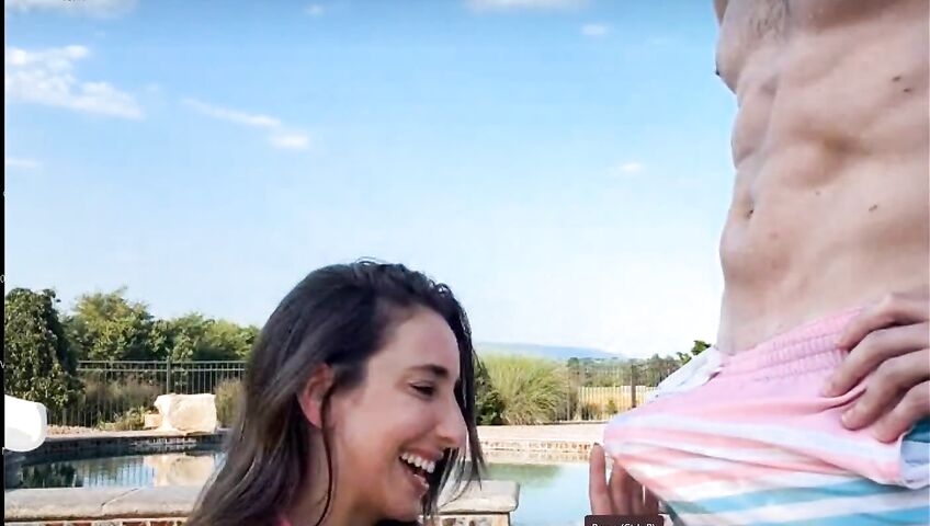 Christina Khalil Blowjob In The Pool PPV 3zbcde