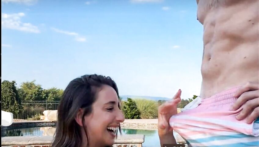 Christina Khalil Blowjob In The Pool PPV 3zbcde
