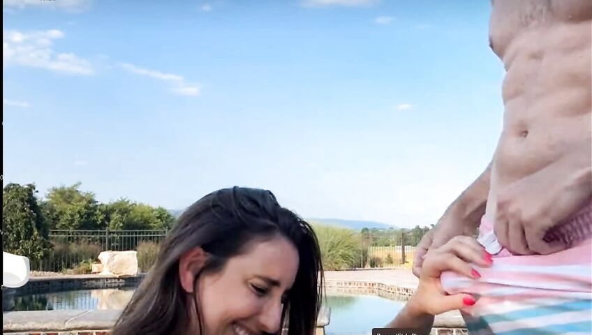 Christina Khalil Blowjob In The Pool PPV 3zbcde