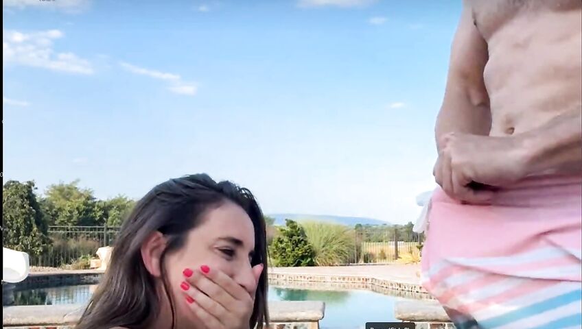Christina Khalil Blowjob In The Pool PPV 3zbcde