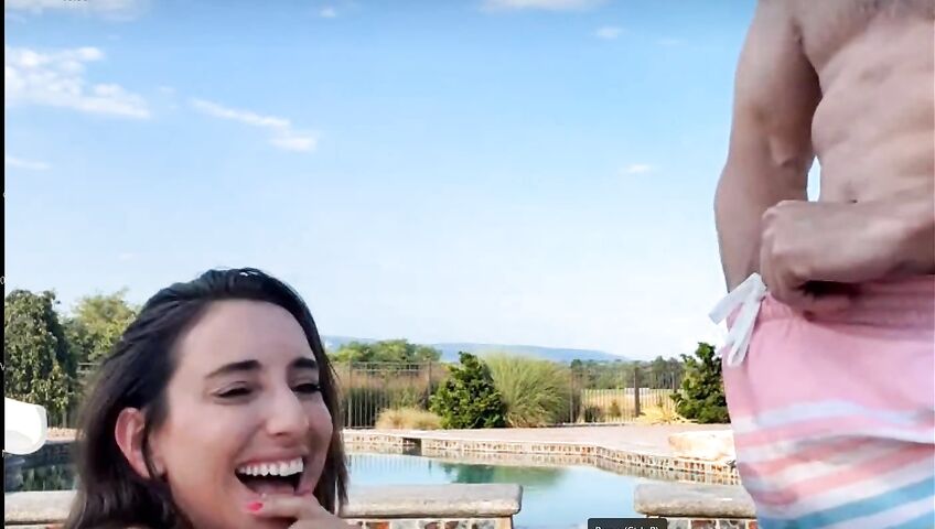 Christina Khalil Blowjob In The Pool PPV 3zbcde