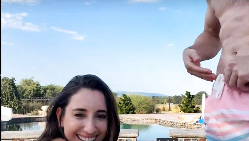 Christina Khalil Blowjob In The Pool PPV 3zbcde