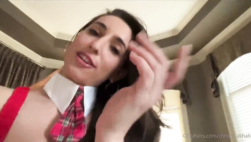 Christina Khalil Nsfw School Girl Pasties