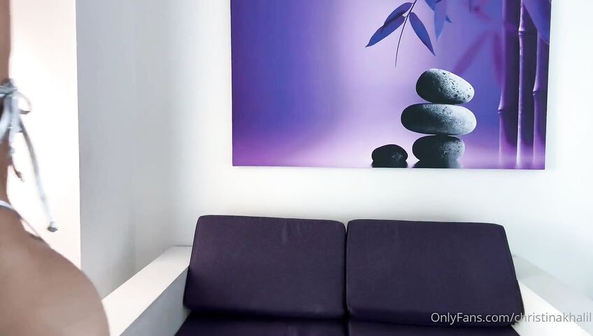 Christina Khalil See Through Blue Lingerie Haul 2a