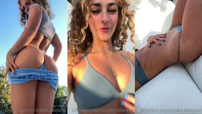 Claire Stone Thong Bikini Tease PPV A