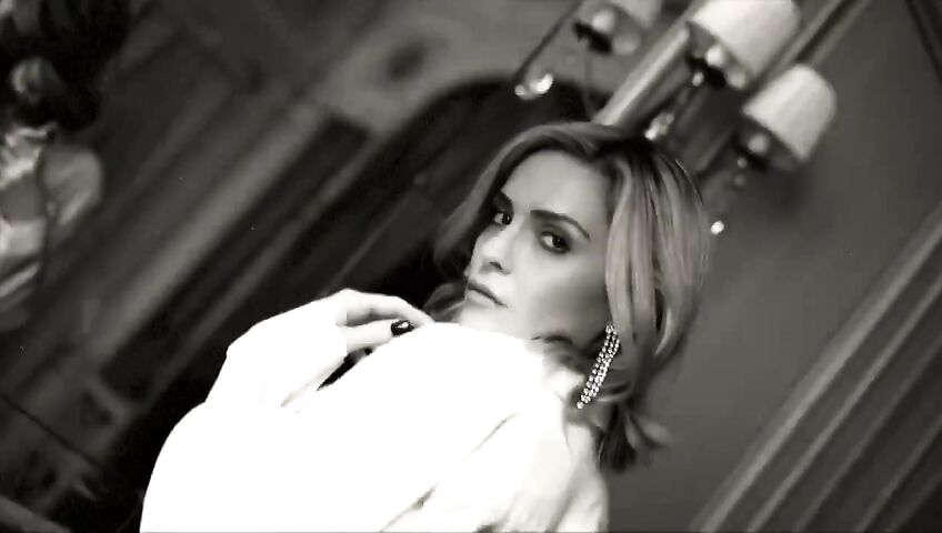 Clara Morgane Nude Topless Black Lingerie Tease